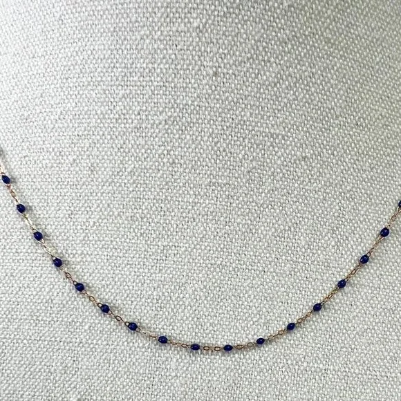 Gigi Clozeau Classic Gigi Necklace โ Resin & Gold, 16.5" - Picture 2 of 4